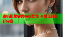 蜜桃视频会员特权揭秘 享受无限精彩内容