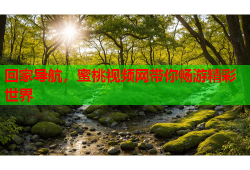 回家导航，蜜桃视频网带你畅游精彩世界