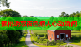 蜜桃诱惑夜色撩人心动瞬间