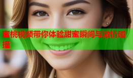 蜜桃视频带你体验甜蜜瞬间与激情碰撞